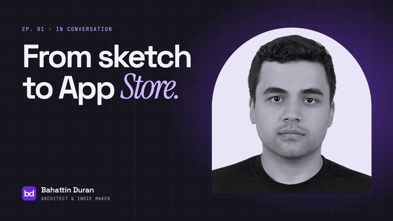 From sketch to App Store, episode 01 cover